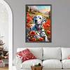 (40*60cm)Spotted Dog - Round AB Drill Diamond Painting