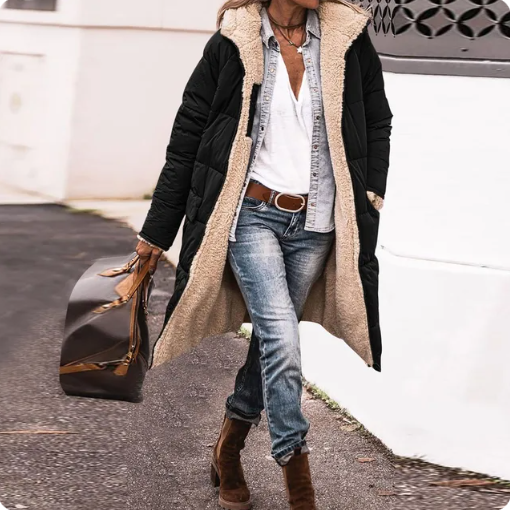 Long Soft Fleece Coat