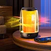 F9 wireless glare night light small steel cannon mini high volume bluetooth portable speaker super bass sound