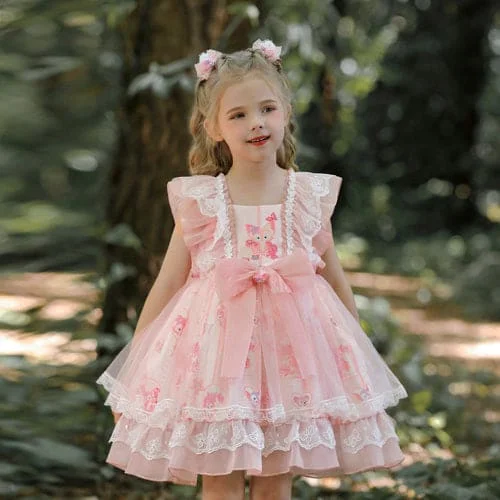 Pink/Purple Kawaii Princess Kids Dress ON206