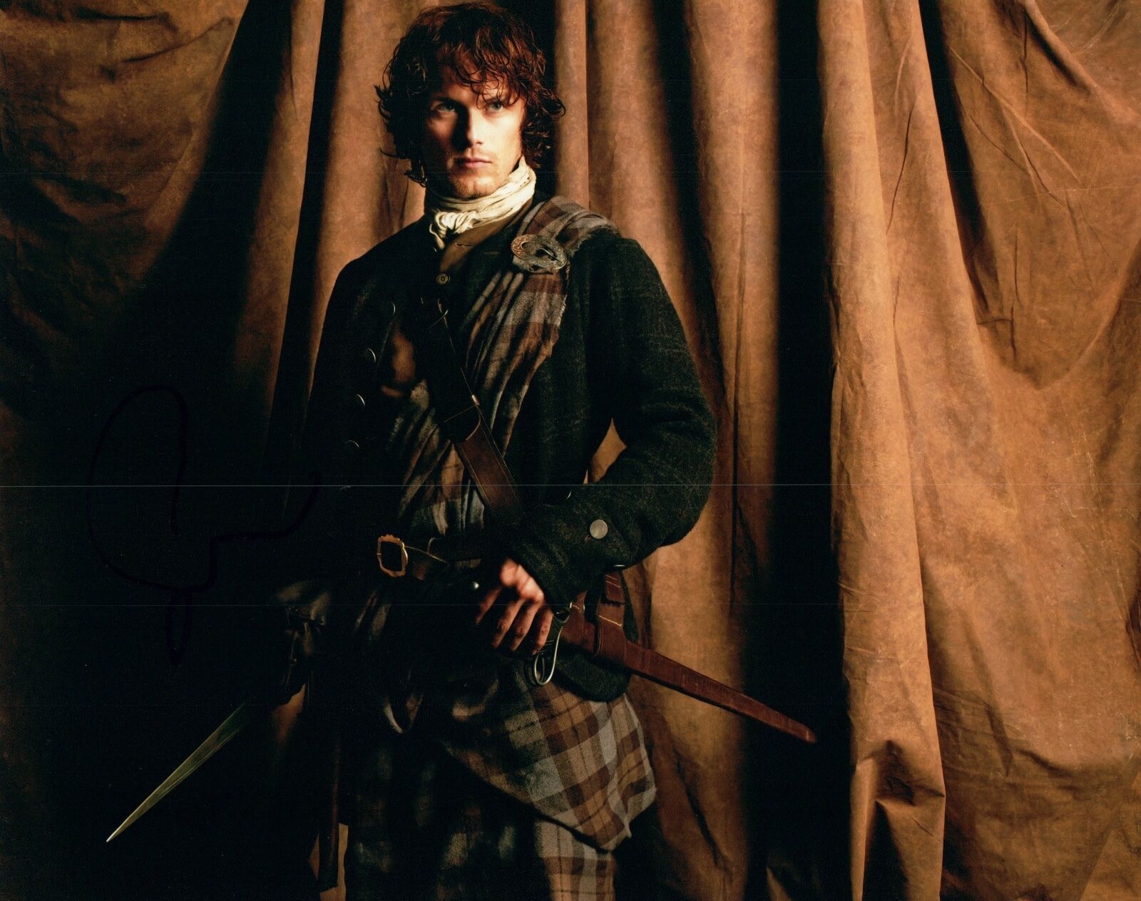 Sam Heughan Signed Autographed 8x10 Photo Poster painting Outlander COA VD