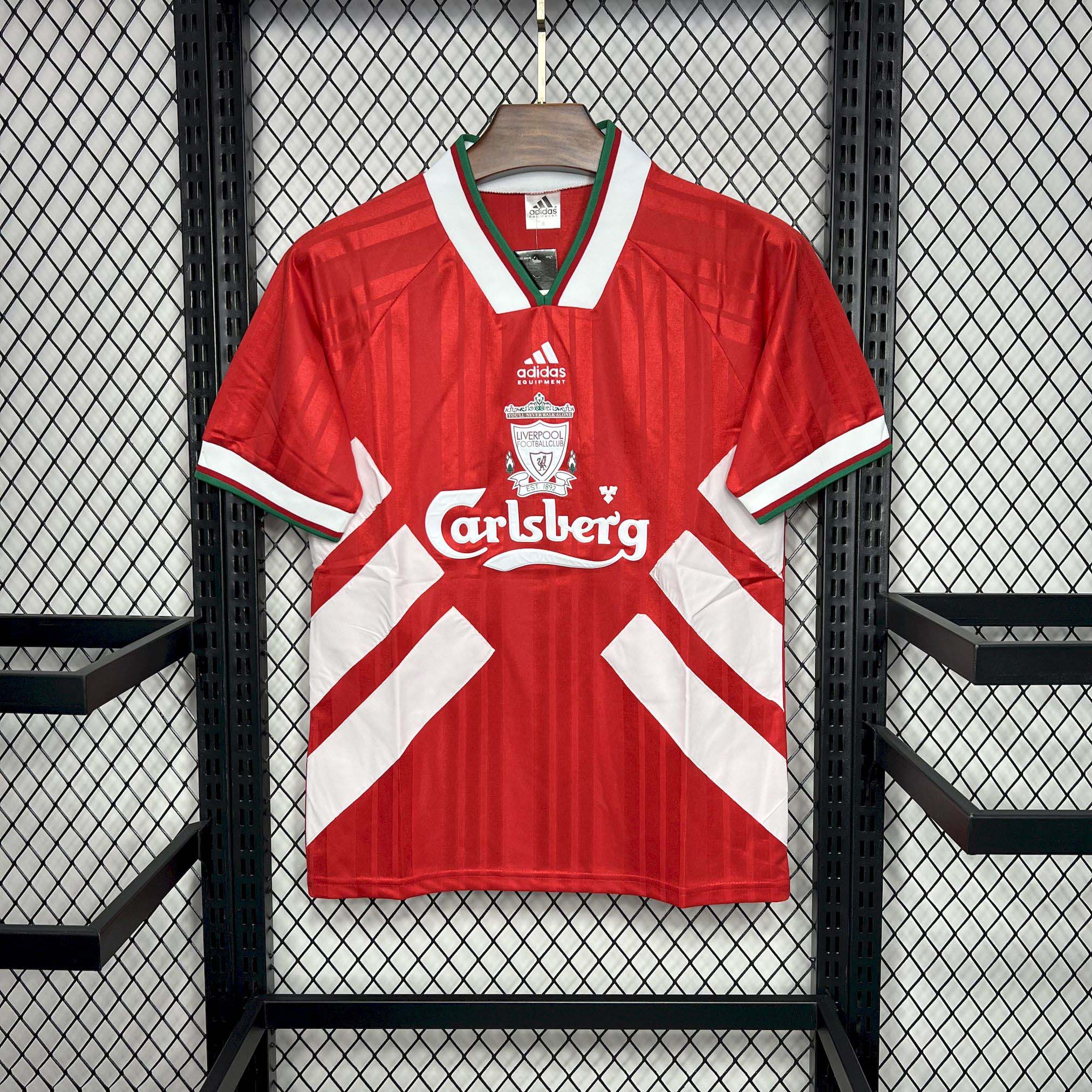 1993-1995 Retro Liverpool Home Football Shirt 1:1 Thai Quality