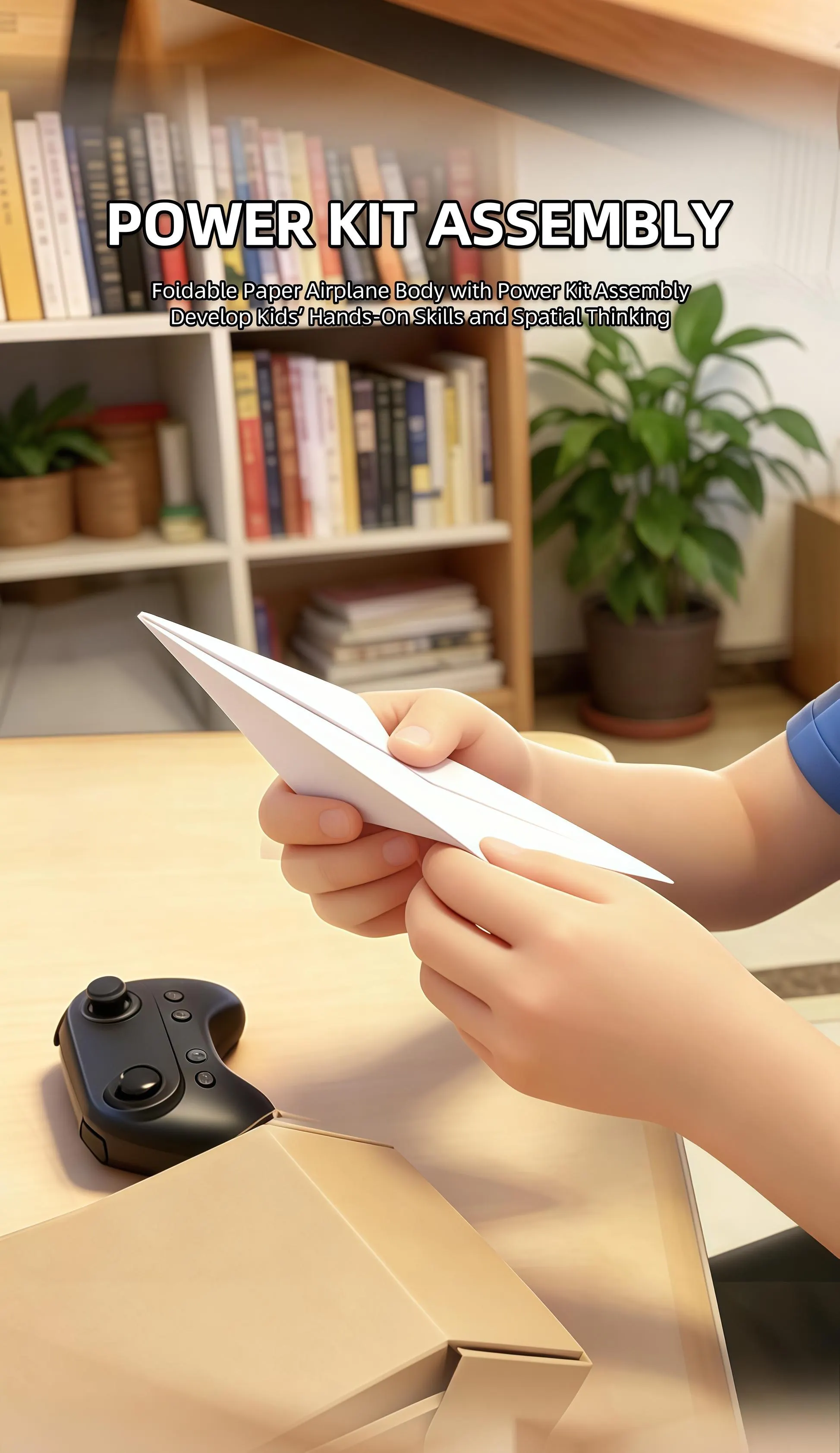 How to build and attach RC power kit to paper airplane for flying