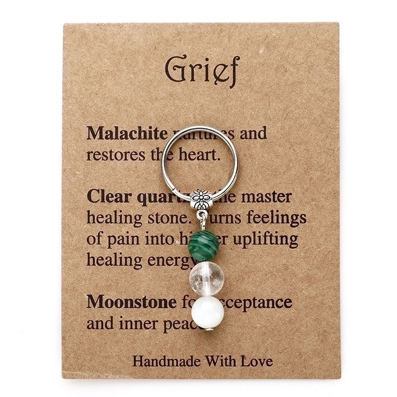 3 Pieces Minimalist Star Beaded Beaded Keychain