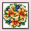 Flower - 9CT Partial Beaded Cross Stitch Kit(36x36cm)