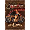 Motorcycle Girl - Metal Tin Signs(8*12Inch/12*16Inch)