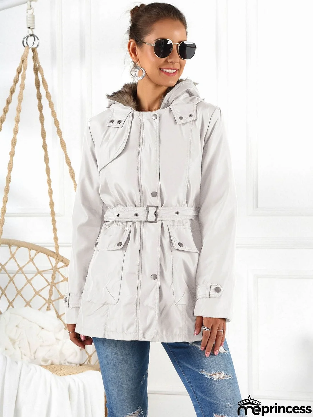 Full Size Hooded Jacket with Detachable Liner (Three-Way Wear)