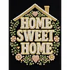 DIY Pearl Painting Love House for Home Wall Decor with Frame(30x40cm)