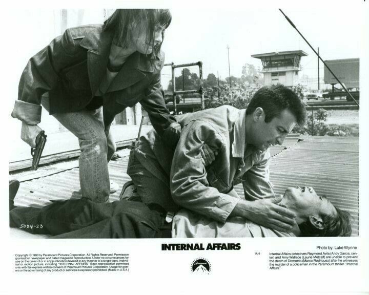 Laurie Metcalf Andy Garcia Internal Affairs Original Press 8X10 Photo Poster painting