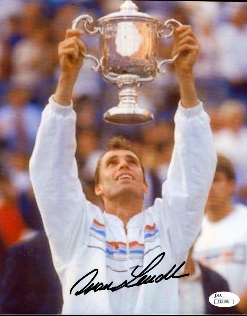 Ivan Lendl Jsa Coa Autographed 8x10 Photo Poster painting Authentic Signed