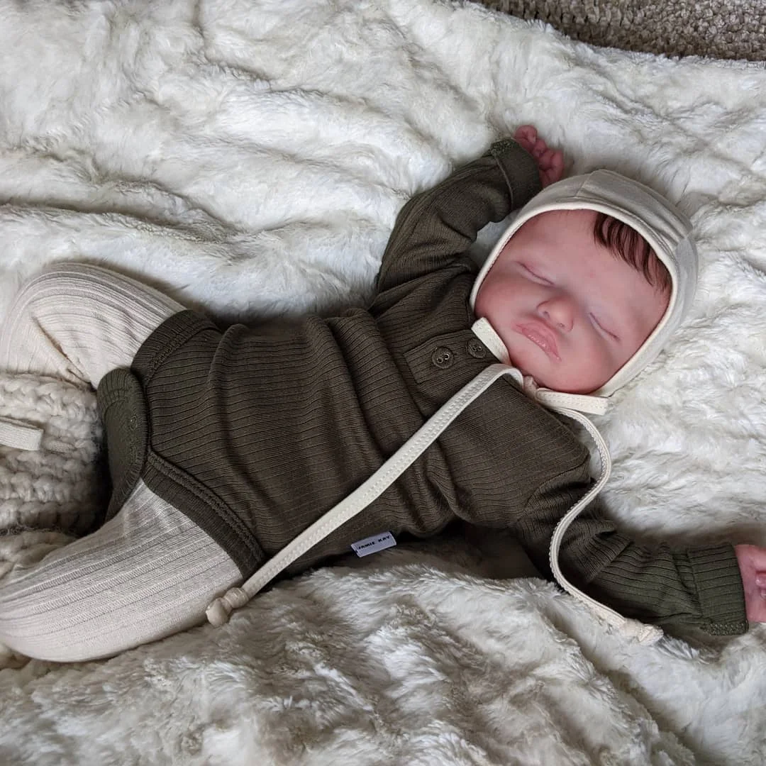 20 Inches Rosalie Realistic Reborn Dolls Yalitza -Toy Gift For Kids with “Heartbeat” and Sound