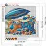 Diamond Painting-DIY Full Round Drill Seaside Vacation