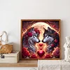 Diamond Painting-DIY Full Round Drill Wolf(40x40cm)