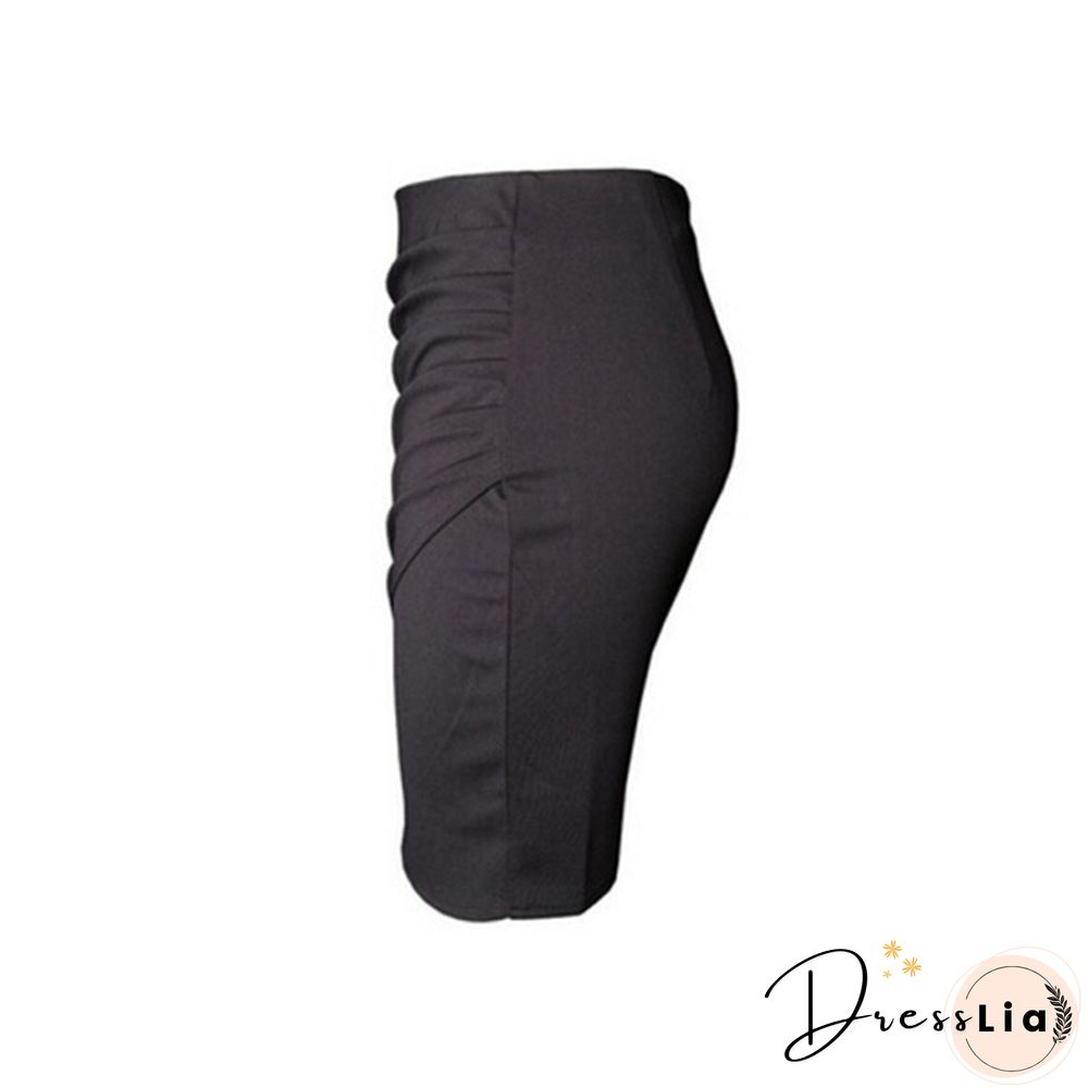 Women's Business Suit Pencil Skirt Summer Ol Skirts For Women Knee Length Step Skirt