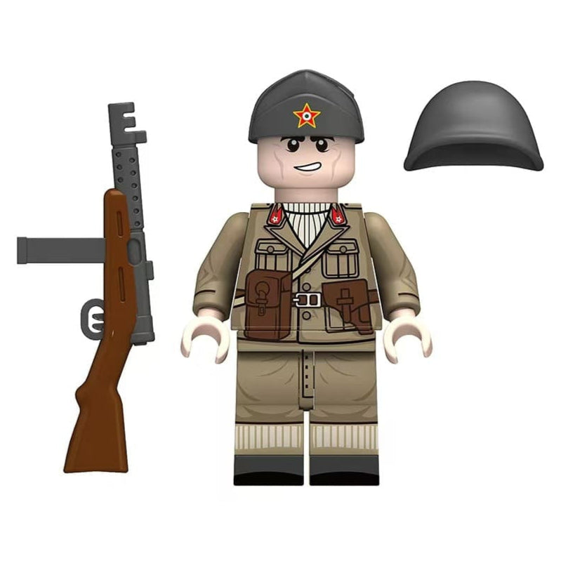 WW2 Garibaldi Brigade Italian Soldier Custom Military Minifigure Minifigure Bricks monstertoys