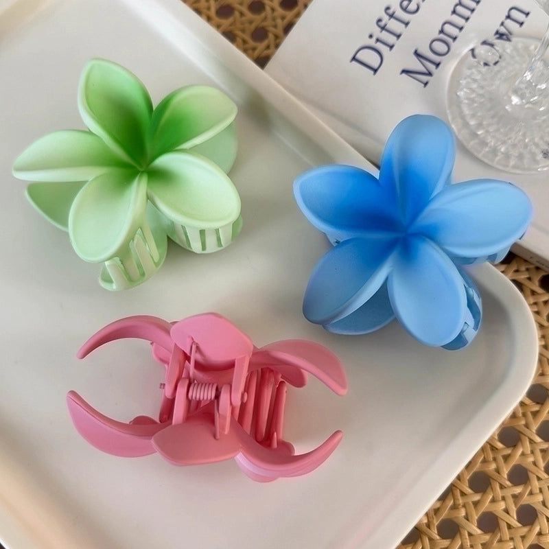 Women’s Hawaiian Vacation Tropical Flower Arylic Hair Claws