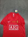 Joyfball 2007/2008 Kids Size Retro Manchester United Home Football Shirt 1:1 Thai Quality