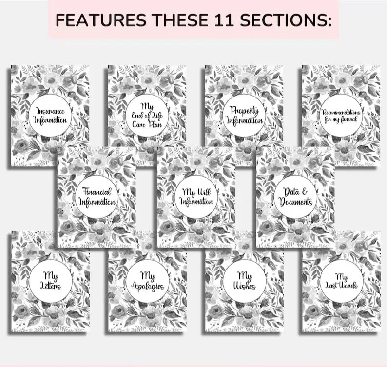 Fuck I'm Dead. End Of Life Planner🔥BUY 2 FREE SHIPPING