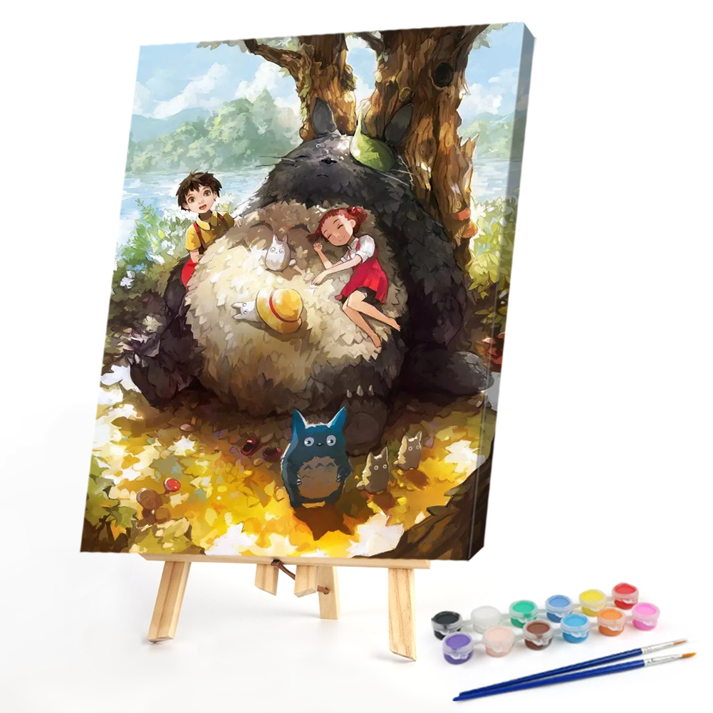 

40*50CM - Paint By Numbers - Totoro, 501 Original