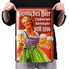 Deutsches Bier - Vintage Metal Signs - 20*30cm/30*40cm