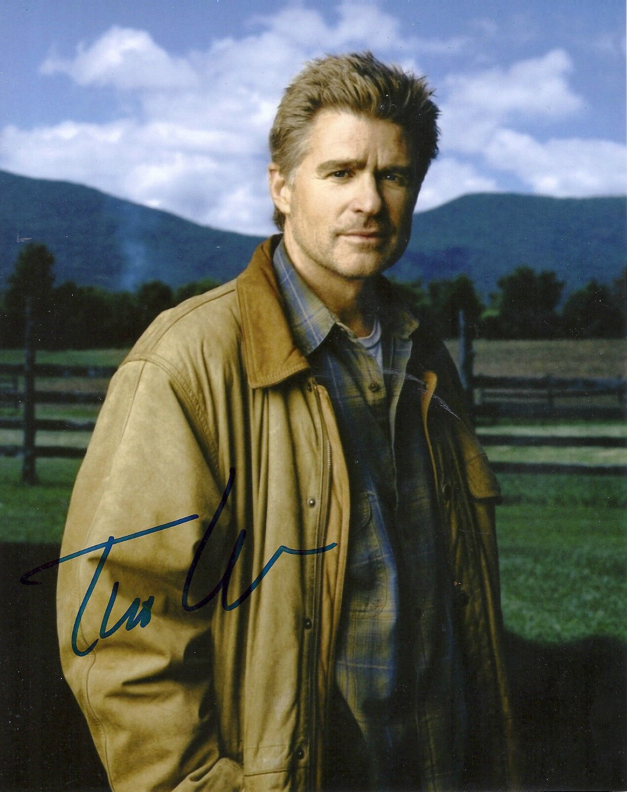 TREAT WILLIAMS 'EVERWOOD' DR ANDY BROWN CHICAGO FIRE SIGNED 8X10 PICTURE *COA 1