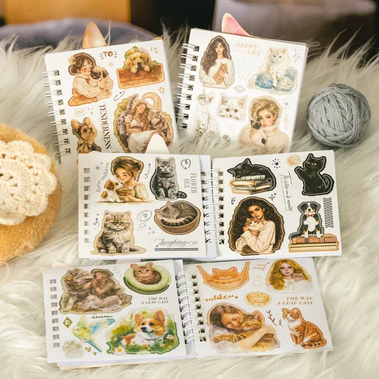 日記、スクラップブッキング、美しいコラージュに使える和紙ステッカー