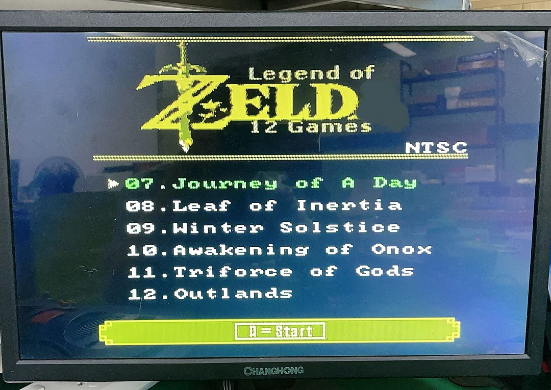 The Legend of Zelda 12 in 1 Classic Collection Nes Multi Games Cartridge 8 Bit Gold Cartridge For 72 Pin Retro NES Classic Console