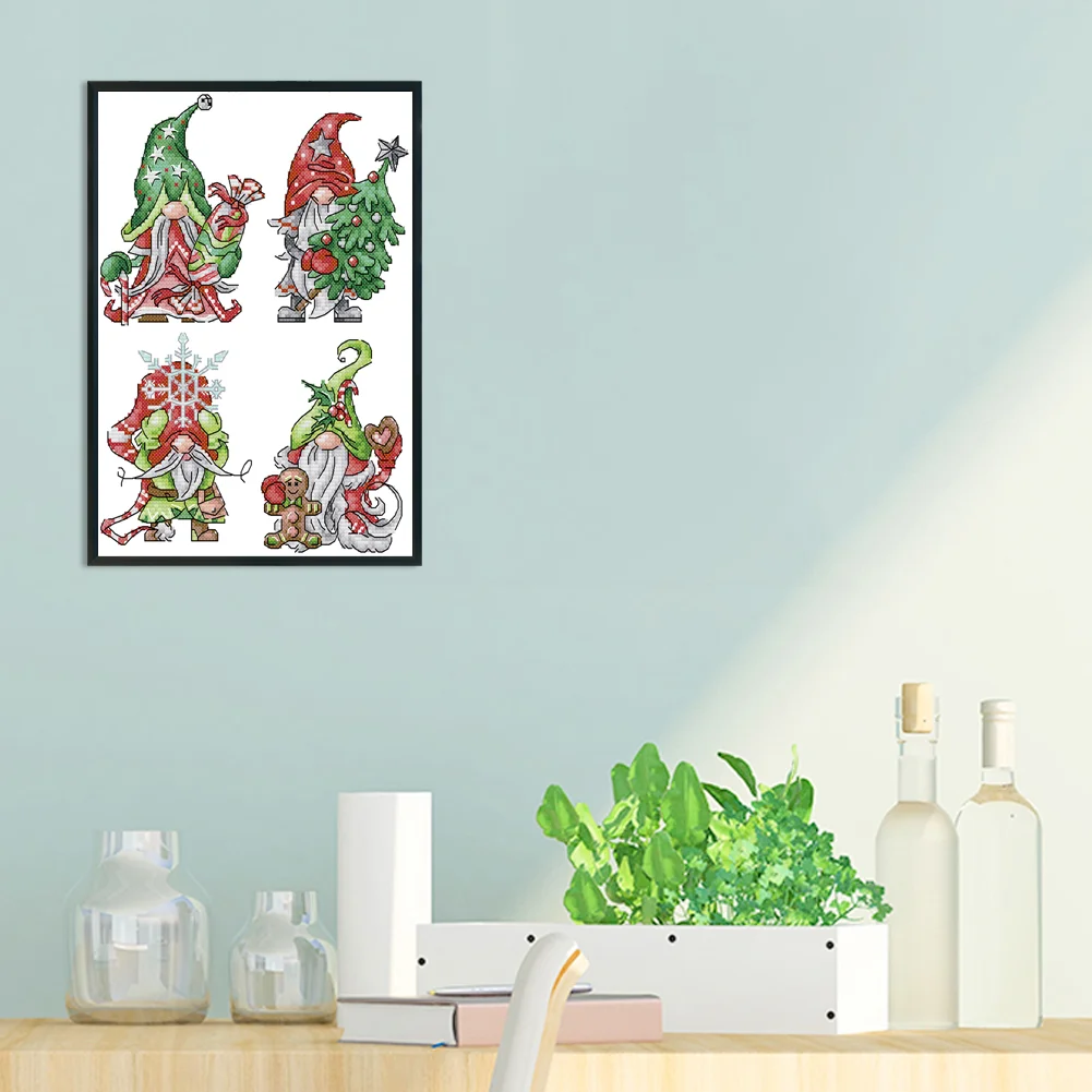 14CT Partial Counted Cross Stitch - Goblin(22*30cm)