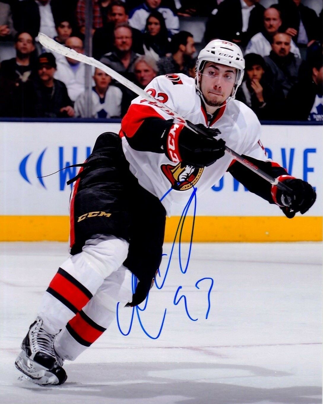 MIKA ZIBANEJAD autographed SIGNED OTTAWA SENATORS 8X10 Photo Poster painting #2