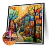 Color House-Full Round Diamond Painting 30*30CM