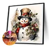 Diamond Painting-DIY Full Round Drill Snowman