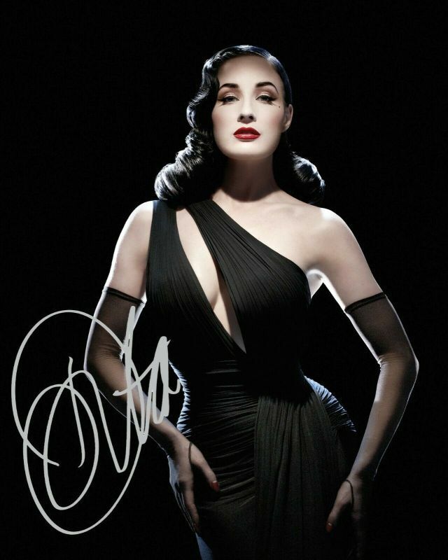 Dita Von Tesse Autograph Signed Photo Poster painting Print