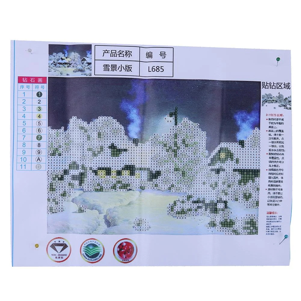 Diamond Painting - Partial Round Drill - Snow House(30*24cm)