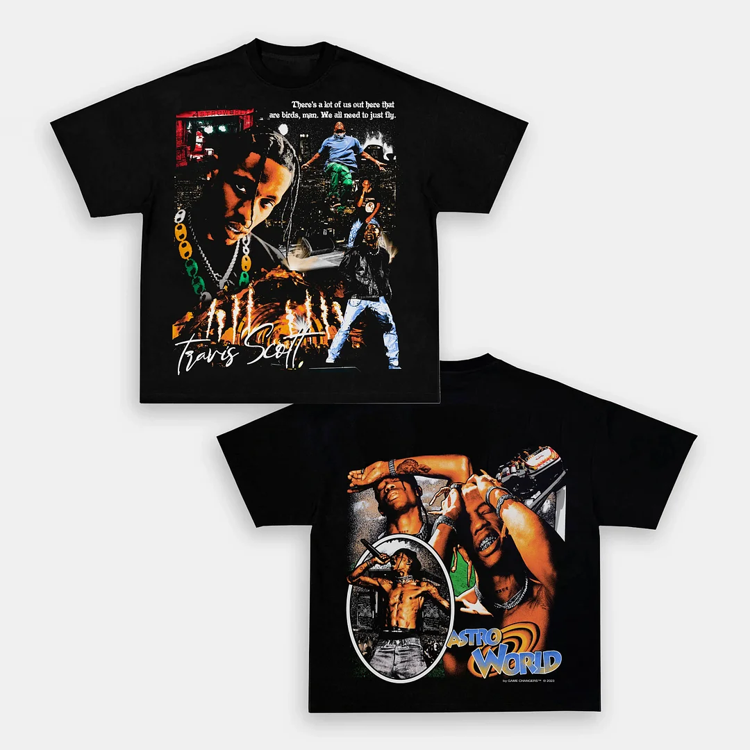 【Buy 5 Get 1 Free & Free Shipping】Hip-hop print fashion brand T-shirt