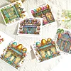 6PCS Diamond Painting Easter Cottage Greeting Card Kit for Birthdays Thanksgiving & Special Occasion