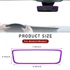 Wevdn Rear View Mirror Protector Frame, Silicone Car RearView Mirror Cover Compatible with Model 3 and Y, Auto Interior Decoration Gifts, Car Accessories (Purple)