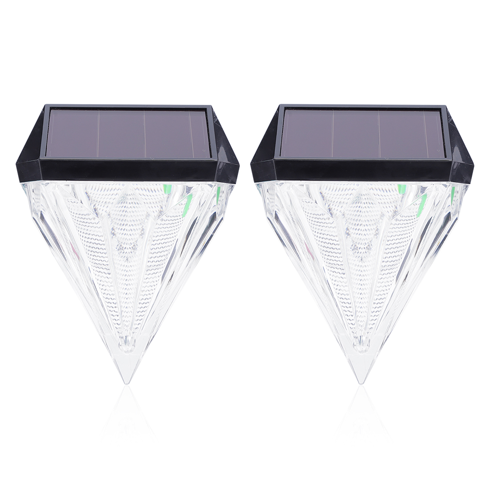 

2x LED Solar Stair Lamp Waterproof Outdoor Fence Garden Yard Patio Lighting, 501 Original