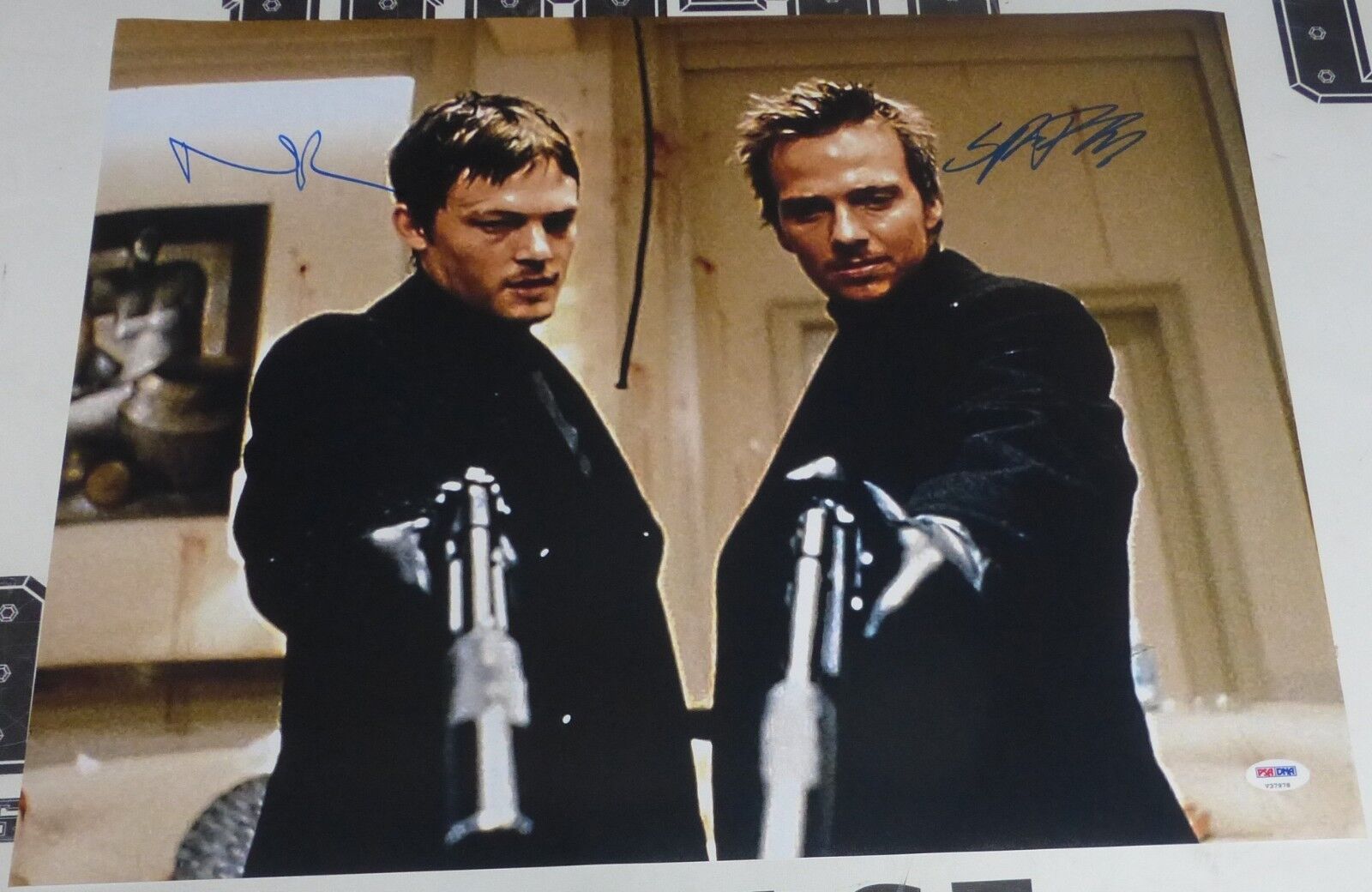 Norman Reedus & Sean Patrick Flanery Signed Boondock Saints 16x20 Photo Poster painting PSA/DNA