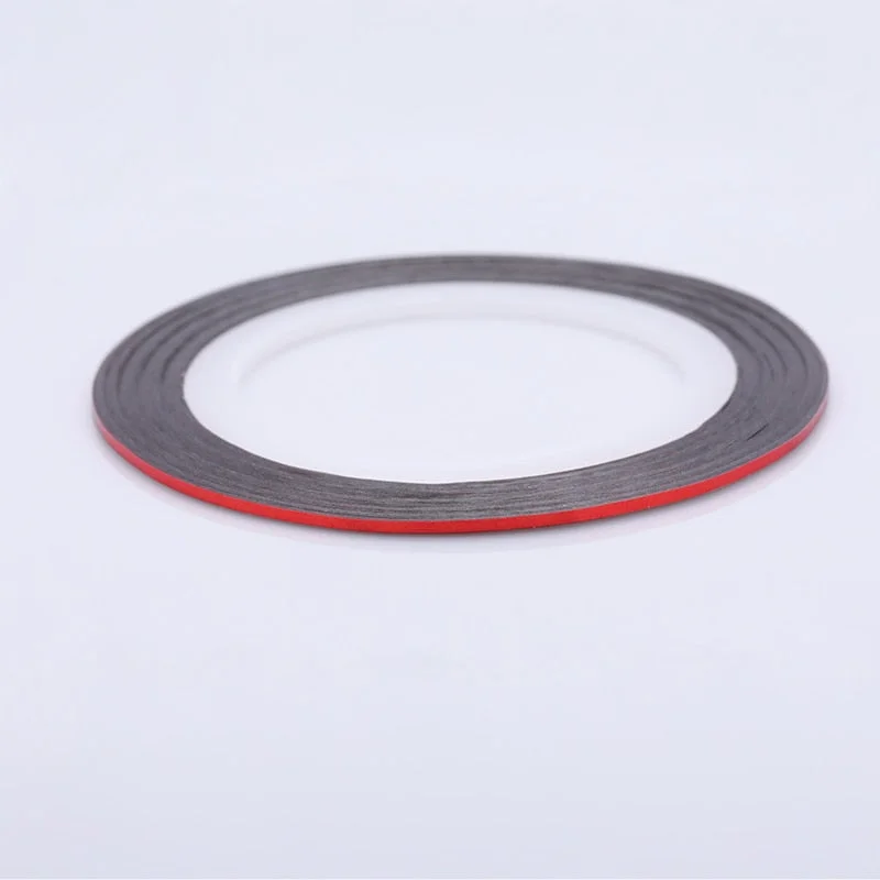 12 Rolls 2mm Matte Glitter Nail Striping Tape Line Rainbow Multi Color Styling Tool Sticker Decal  DIY Decoration-Nail Inspo