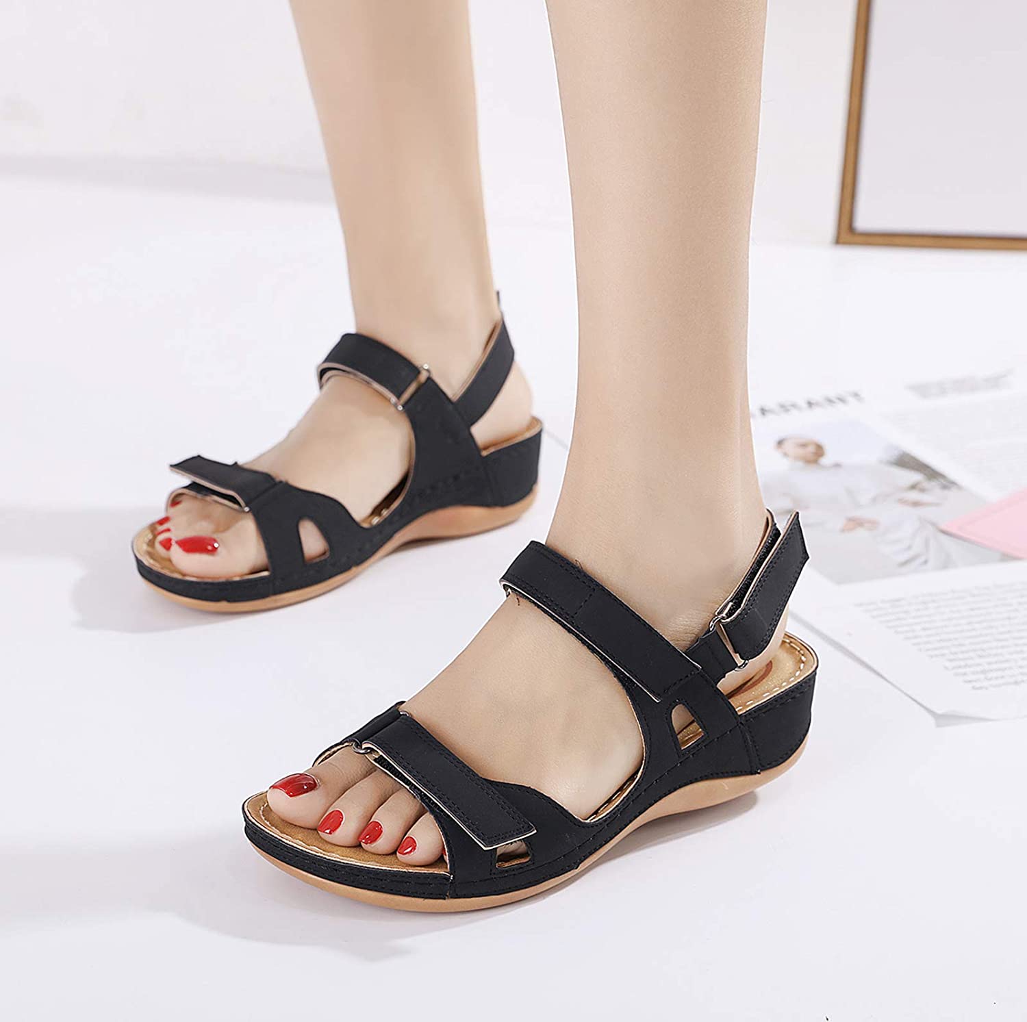 Ladies Open Toe Sandals Premium Orthopedic Sandals