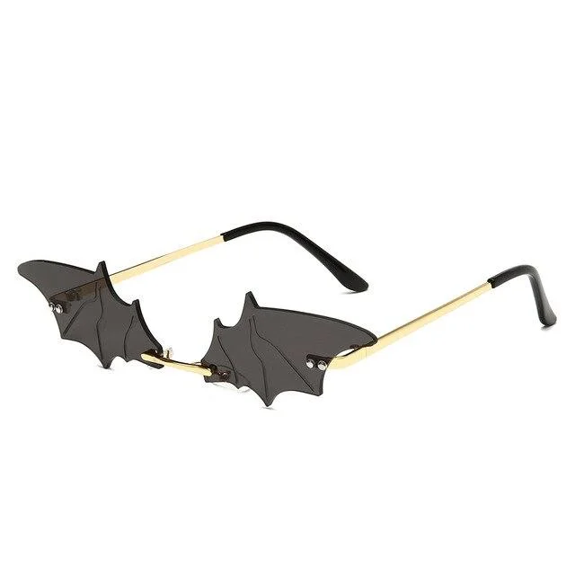 Gothic Harajuku Black Bat Glasses