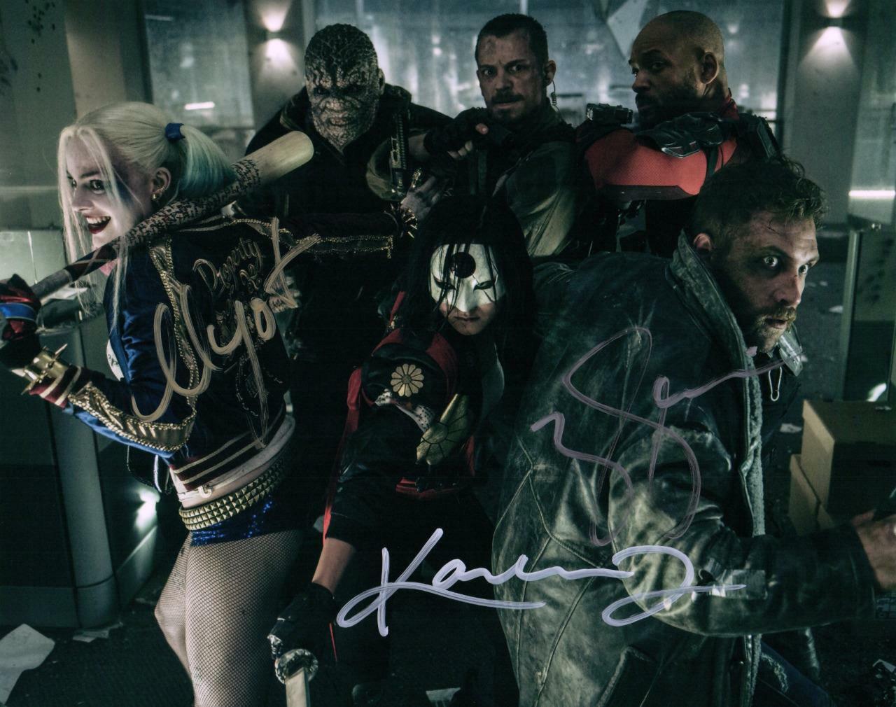 Margot Robbie Will Smith Fukuhara 8x10 autographed Photo Poster painting signed Picture COA