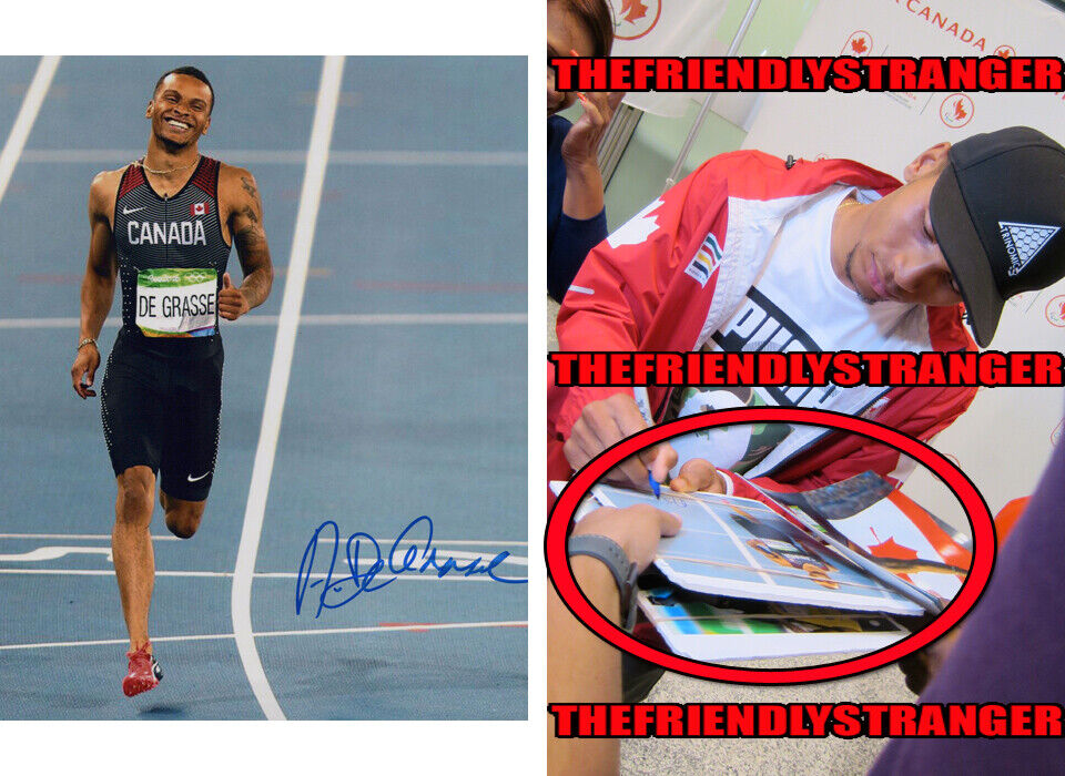 ANDRE DE GRASSE signed OLYMPICS