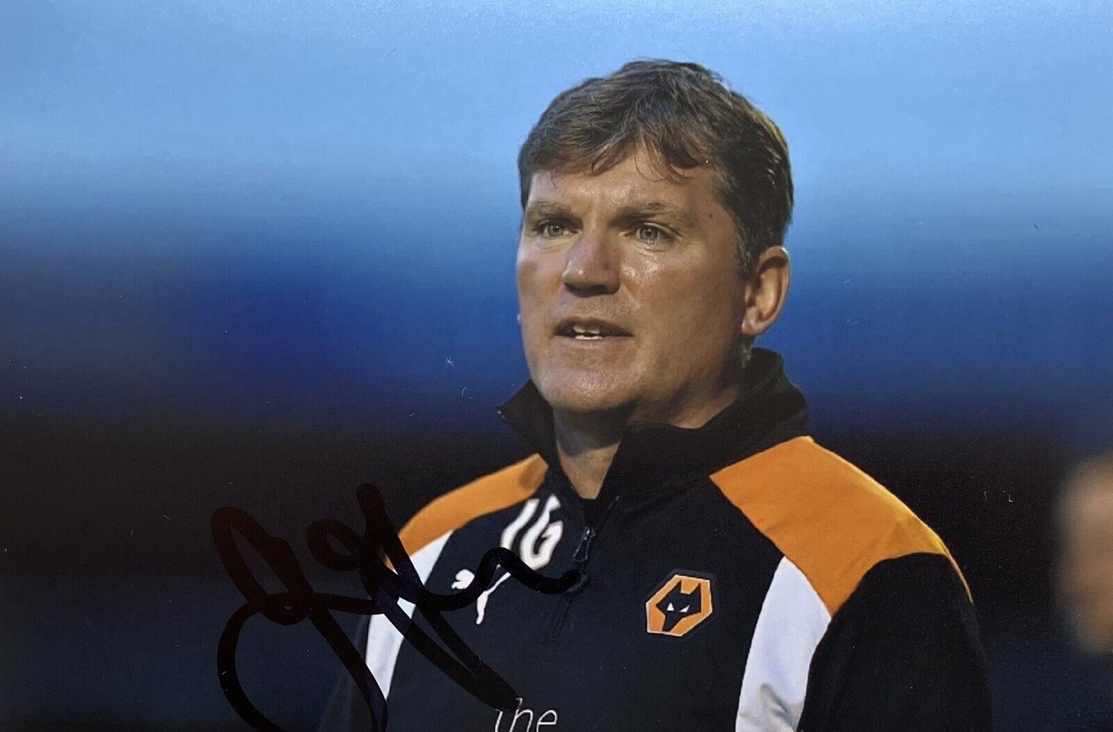 Joe Gallen Genuine Hand Signed Wolves 6X4 Photo Poster painting