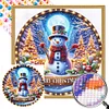 uk.everydayedeals Diamond Painting - Round AB Drills - Xmas Snowman(45*45cm)