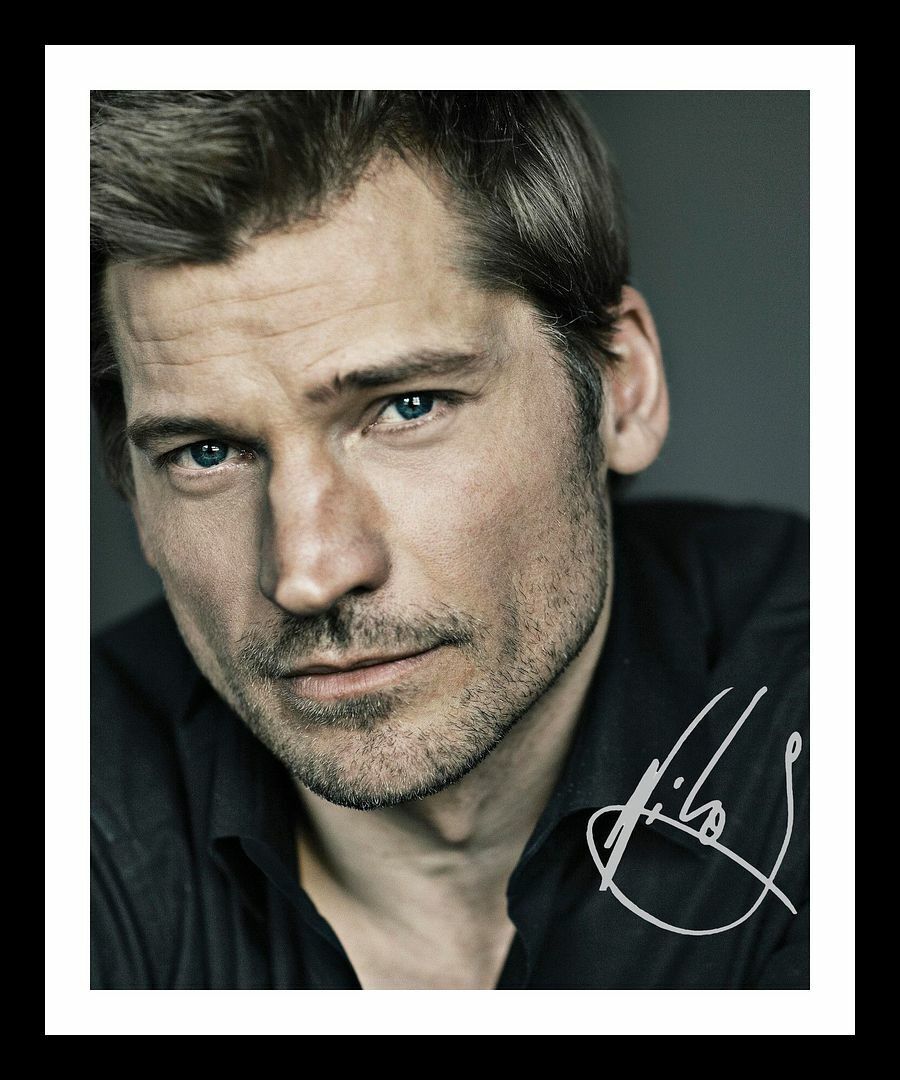 Nikolaj Coster-Waldau Autograph Signed & Framed Photo Poster painting