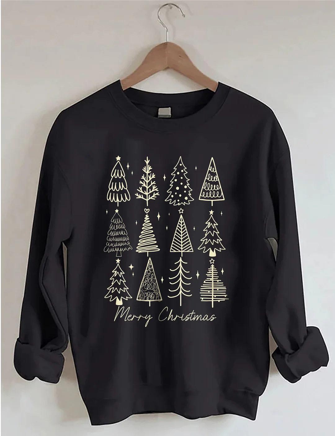 Retro Christmas Tree Sweatshirt