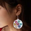 8 Pairs Double Sided Diamond Painting DIY Earring Making Kit for Women Girls