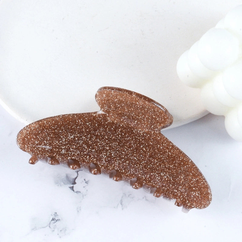 Women’s Casual Minimalist Solid Color Arylic Stoving Varnish Hair Claws