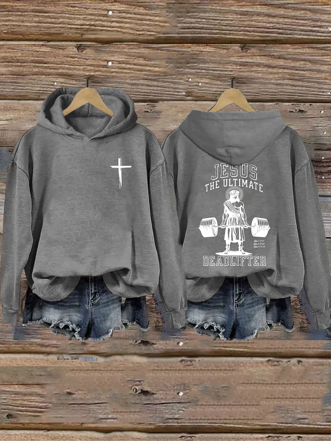 Vintage Jesus Ultimate Deadlifter Hoodie